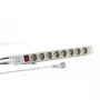 Power extension EFB Elektronik EK631DE.2GR — 2 m cable, 8 CEE AC outlets, indoor, grey