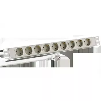 Power extension EFB Elektronik EK631DE.1GR — 2 m cable, 9 CEE AC outlets, 16 A, indoor, black