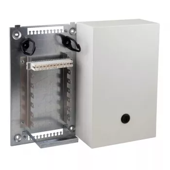 Electric distribution enclosure EFB Elektronik 46019N.1V1 — metal electrical box, 330×120×550 mm, white