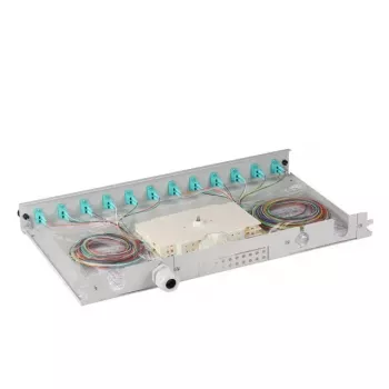 EFB Elektronik B71901L12OM3 fibre optic adapter LC Aqua Grey Multi-mode