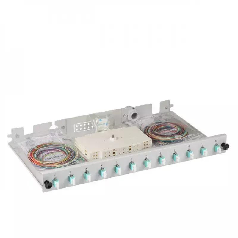 EFB Elektronik B71901L12OM3 fibre optic adapter LC Aqua Grey Multi-mode