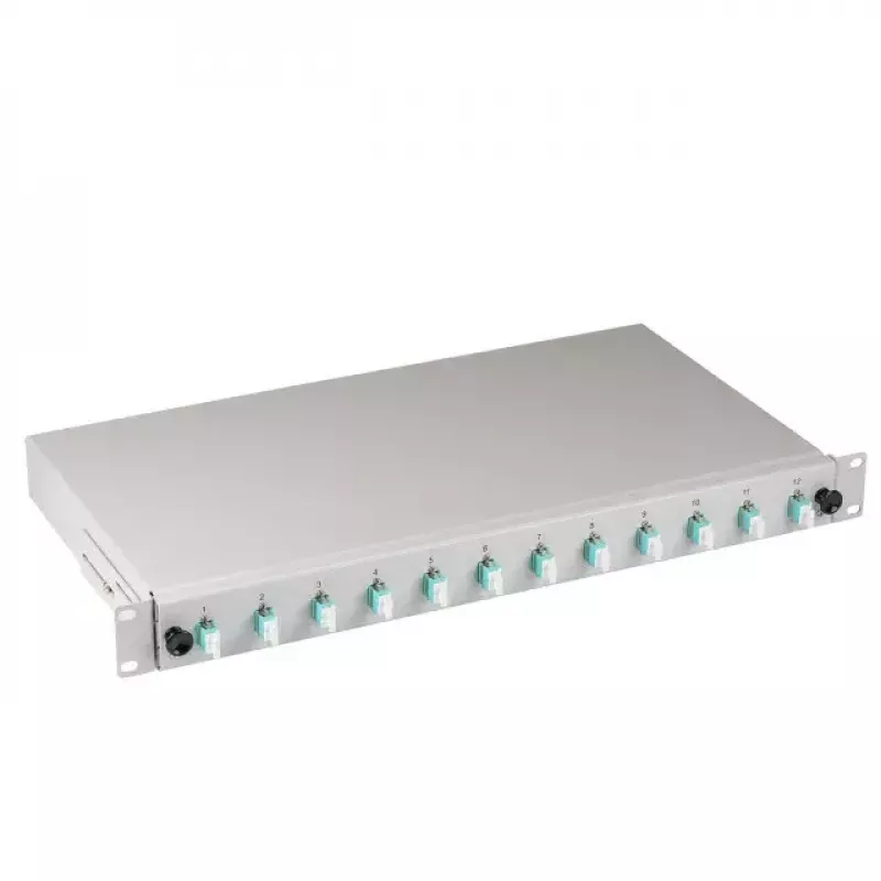 EFB Elektronik B71901L12OM3 fibre optic adapter LC Aqua Grey Multi-mode