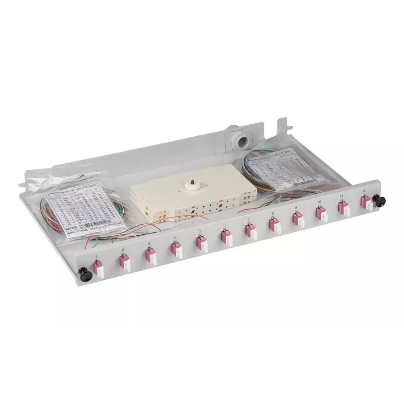Patch panel EFB Elektronik B71901L48OM4 1U LC OM4 Grey