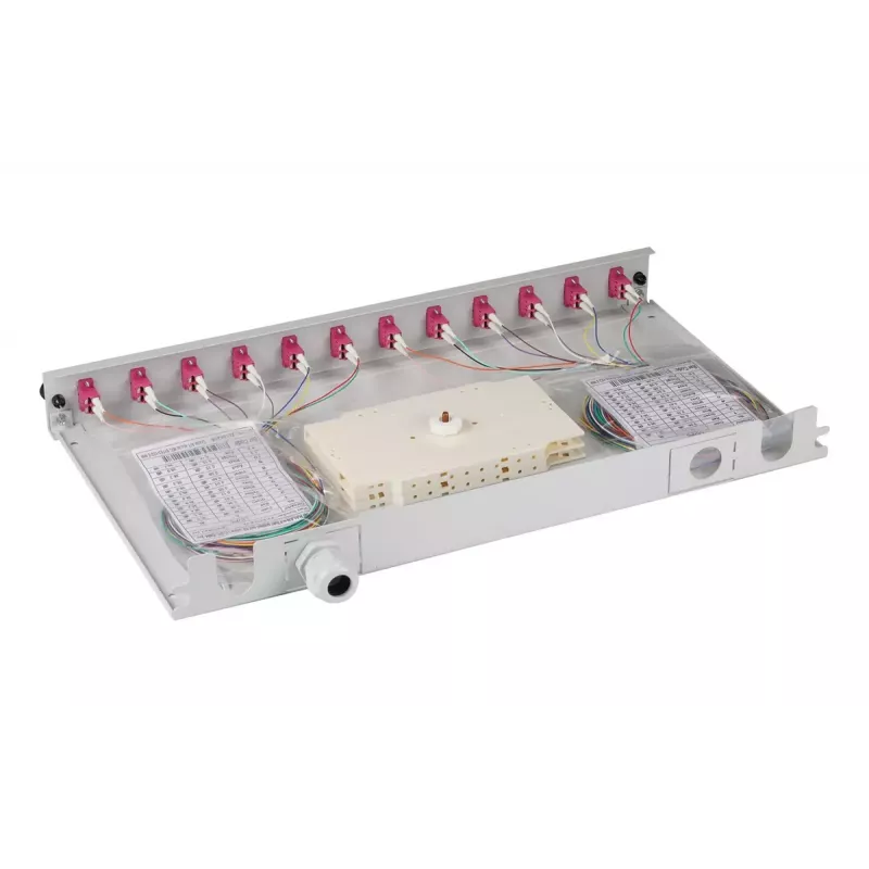 Patch panel EFB Elektronik B71901L48OM4 1U LC OM4 Grey