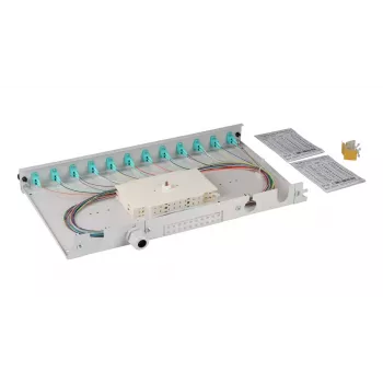 Patch panel EFB Elektronik BA71901L12OM3 1U LC OM3 Grey