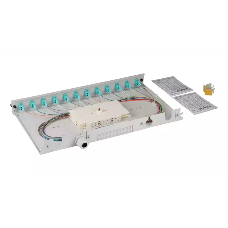 Patch panel EFB Elektronik BA71901L12OM3 1U LC OM3 Grey