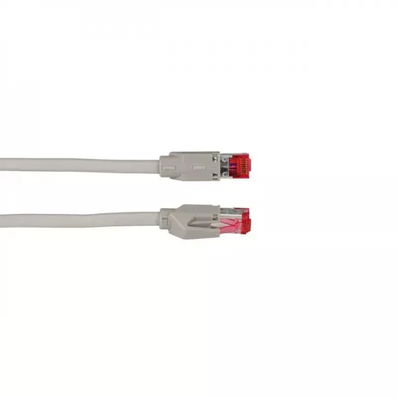 Networking cable EFB Elektronik K0700GR.10, Cat7 S/FTP (S-STP), 10 m, RJ-45 to RJ-45, gold-plated contacts