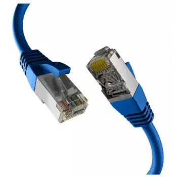 Networking cable M-Cab EC020200235 RJ-45 Cat8.1 1 m Blue