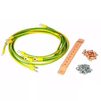 Earth terminals EFB Elektronik K3930V2N Green Yellow Copper Steel