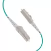 Fibre optic cable EFB Elektronik O8303S10OM3 4x LC OM3 10 m Aqua Beige Black