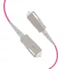 Fibre optic cable EFB Elektronik O8301S10OM4 4x SC OM4 10 m Beige Black Magenta