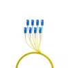 Fibre optic cable EFB Elektronik O8321S10OS2 8x SC OS2 10 m Black Blue Yellow