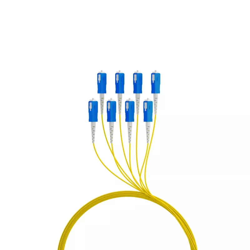 Fibre optic cable EFB Elektronik O8321S10OS2 8x SC OS2 10 m Black Blue Yellow
