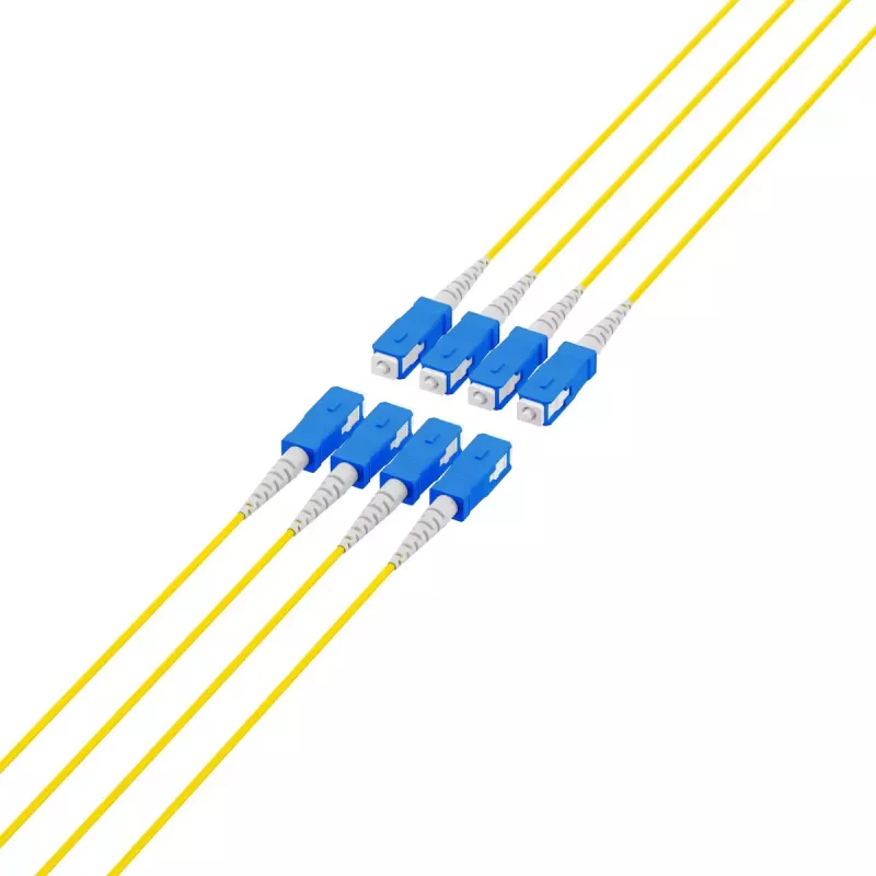 Fibre optic cable EFB Elektronik O8321S10OS2 8x SC OS2 10 m Black Blue Yellow