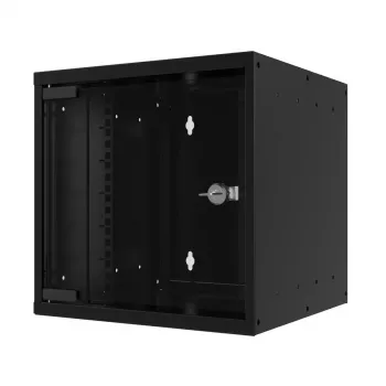 Wall mounted rack EFB Elektronik WGB-1004TS.30 9U Black