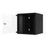 Wall mounted rack EFB Elektronik WGB-1006TS.30 6U Black