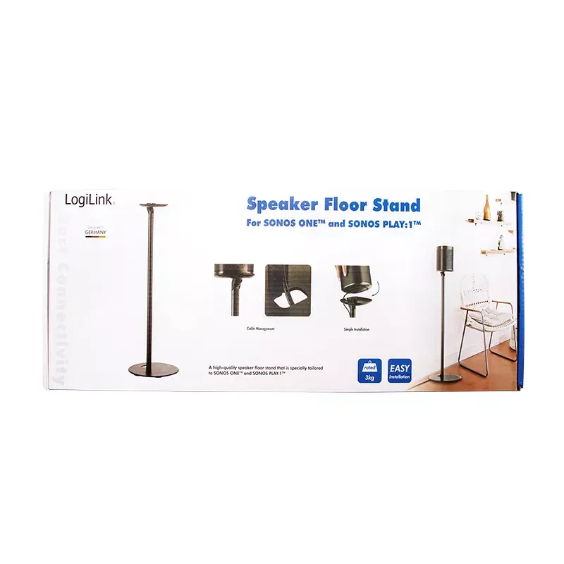 Speaker Stand, Logilink Lautsprecher-Ständer for SONOS ONE, ONE SL, BP0083, LOGILINK
