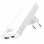 Wall outlet USB adapter LOGILINK PA0368 — 1×USB-A, 1×USB-C, 65W, white