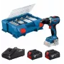 Cordless Drill Driver Bosch GSR 18V-65, 18 V, kit with 2x 4.0 Ah batteries and L-Boxx