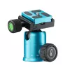 Tripod Mantona 21184 for Digital/Film Cameras 3 Legs Blue