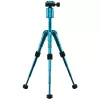Tripod Mantona 21184 for Digital/Film Cameras 3 Legs Blue
