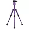 Tripod Mantona 21188 for Digital/Film Cameras 3 Legs Purple