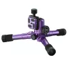 Tripod Mantona 21188 for Digital/Film Cameras 3 Legs Purple