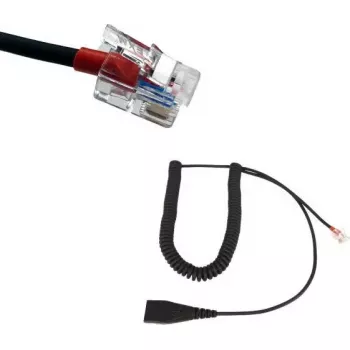 RJ Cable GEQUDIO compatible with Yealink Snom Avaya Grandstream WA9402