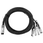 Network Cable BlueOptics 721064-B21-BL QSFP 4xSFP+ InfiniBand 3m Black