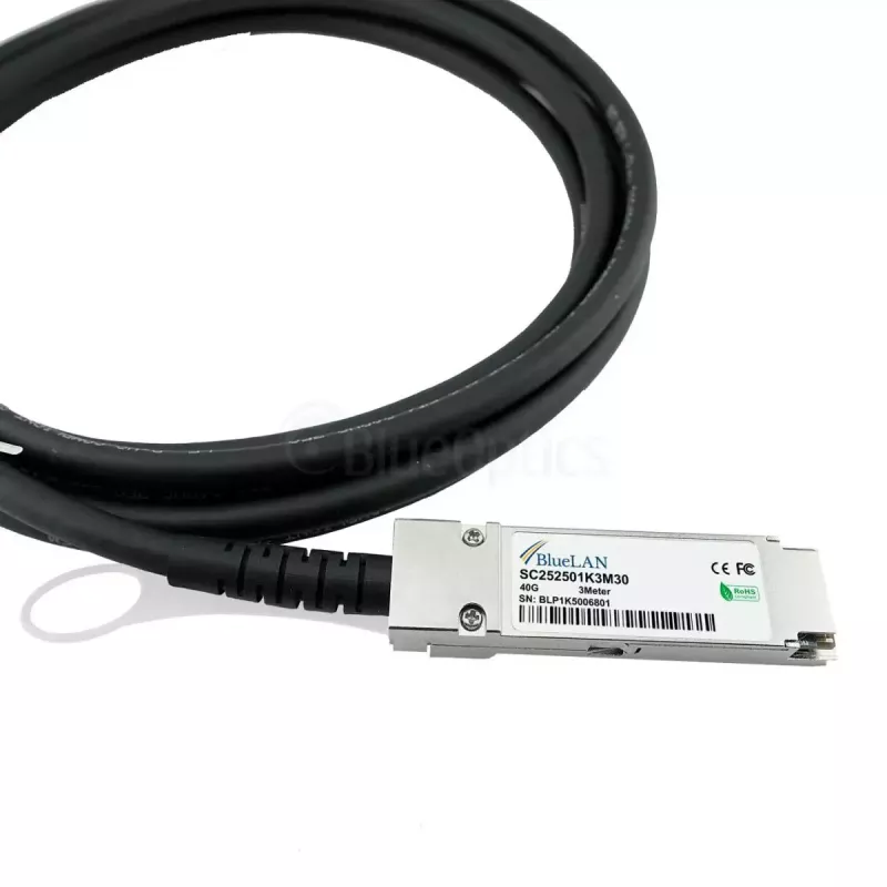 Network Cable BlueOptics 720202-B21-BL QSFP InfiniBand 5m Black