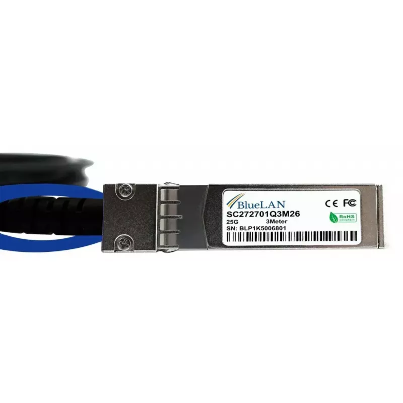 InfiniBand/fibre optic cable BlueOptics 10522-BL 5 m SFP28 Male/Male