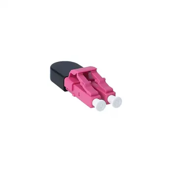 Fibre Optic Adapter LC BlueOptics BOLBLCOM4 Black Pink