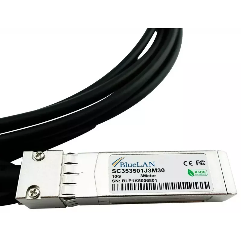 InfiniBand/fibre optic cable BlueOptics R9D20A-BL 3 m SFP+ Male/Male