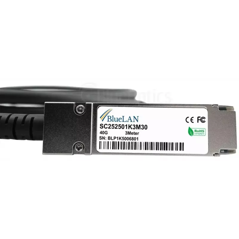 BlueOptics X66100-3-BL InfiniBand fibre optic cable 3 m QSFP