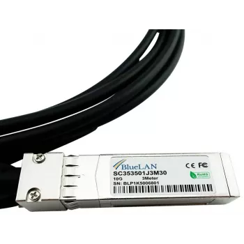 BlueOptics 00VX114-BL InfiniBand fibre optic cable 3 m SFP+ Male Male