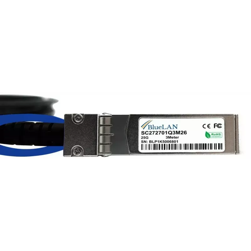 InfiniBand/fibre optic cable BlueOptics X66130-05-BL 0.5 m SFP28 Black