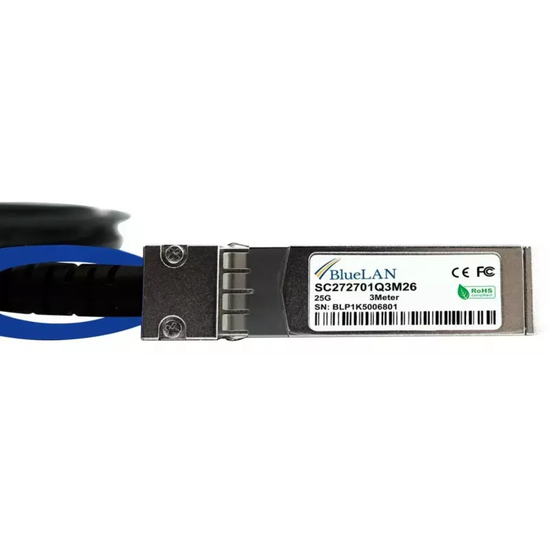 SFP DAC Cable BlueOptics SFP-DAC25-1M-BL 1m SFP28 Male-Male