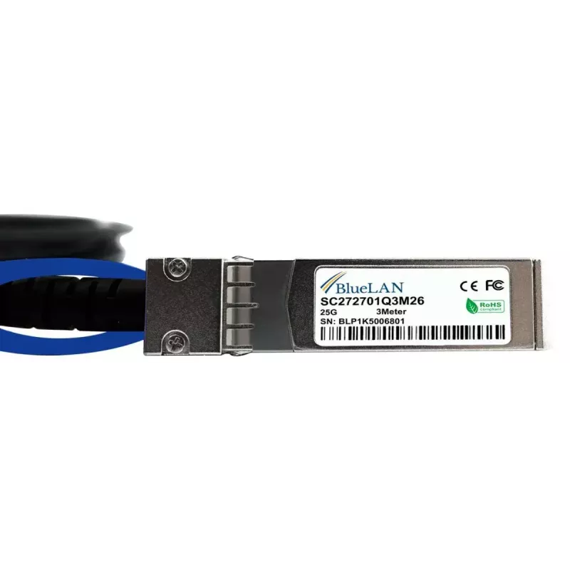 BlueOptics ET7302-DAC-2M-BL InfiniBand fibre optic cable 2m SFP28