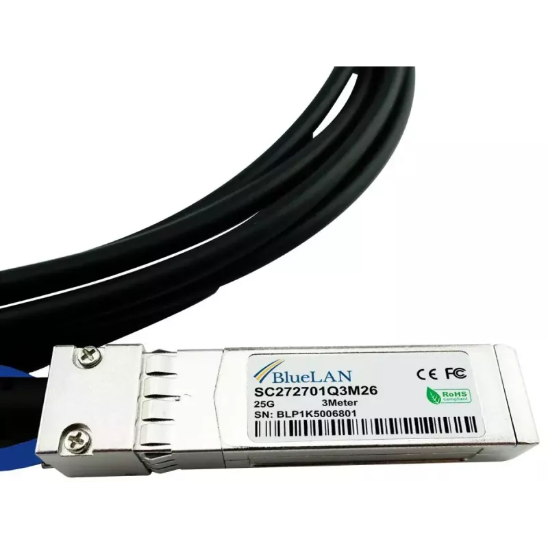 SFP DAC Cable BlueOptics SFP-DAC25-3M-BL 3m SFP28 Male/Male