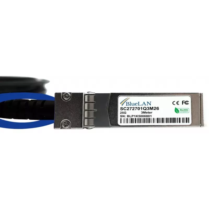 InfiniBand/fibre optic cable BlueOptics UACC-DAC-SFP28-3M-BL 3m Male/Male