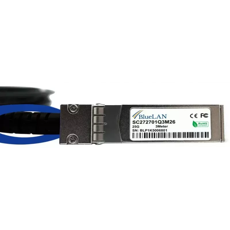 InfiniBand/fibre optic cable BlueOptics UACC-DAC-SFP28-1M-BL 1m Male/Male