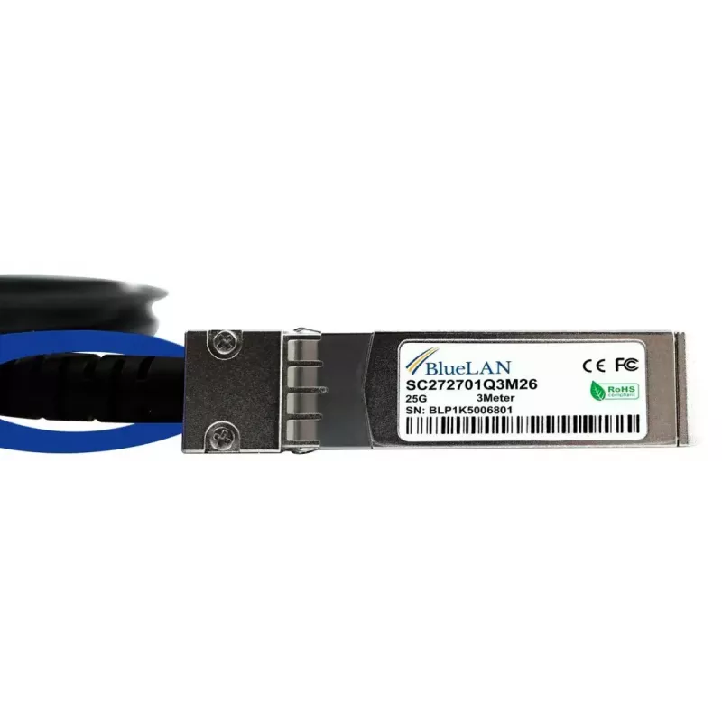 InfiniBand/fibre optic cable BlueOptics UACC-DAC-SFP28-0.5M-BL 0.5m Male/Male