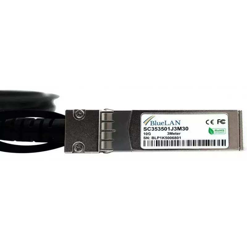 SFP+ Cable BlueOptics SFP-10G-CU-3M-NE-BL 3m Male/Male