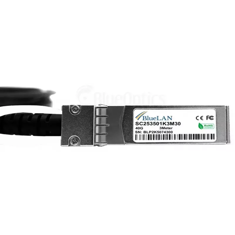 BlueOptics Q+BC0003-S+-BL InfiniBand/fibre optic cable 3 m QSFP 4xSFP+