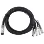 InfiniBand/fibre optic cable BlueOptics CPAC-TR-40SPLIT-QSFP-3M-BL 3m QSFP 4xSFP+ Male/Male