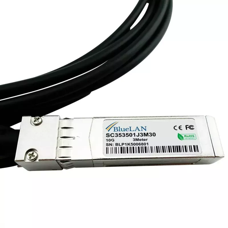 BlueOptics 4WM8D-BL InfiniBand fibre optic cable 3 m SFP+