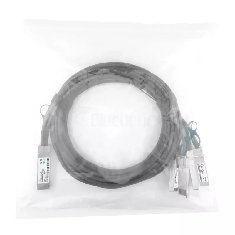 Network Cable BlueOptics 4Z57A85043-BL QSFP28 4x SFP28 InfiniBand 2m Black