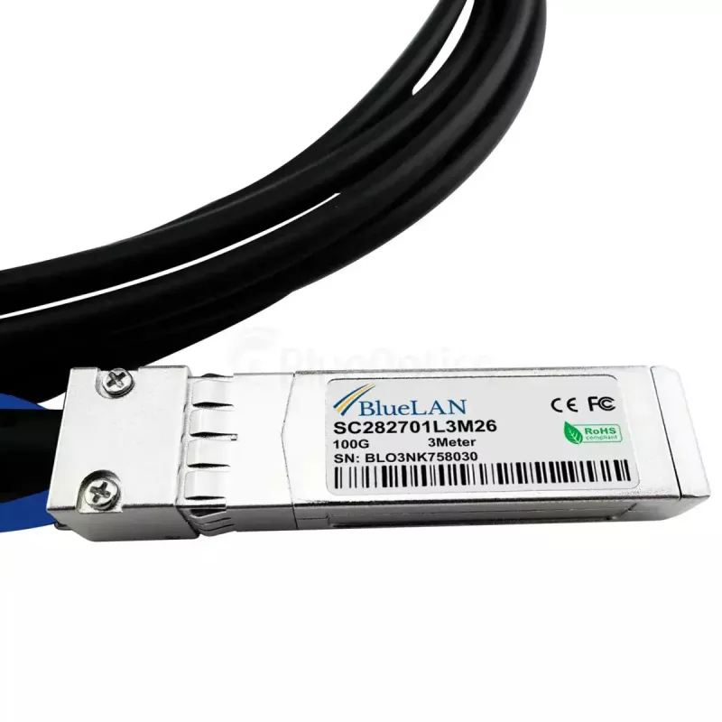 Network Cable BlueOptics 4Z57A85043-BL QSFP28 4x SFP28 InfiniBand 2m Black