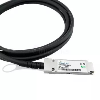 BlueOptics 40G-DACP-QSFP50CM-BL InfiniBand fibre optic cable 0.5 m QSFP Black