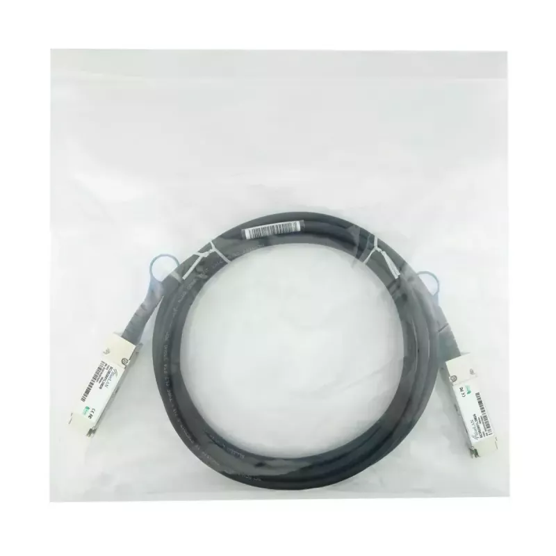 DAC Cable BlueOptics FN-CABLE-QSFP28-3-BL QSFP28 QSFP28 InfiniBand 3 m Black